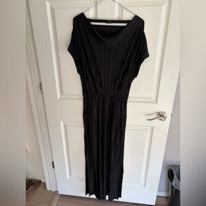 ruti dress pleaded black xs/s